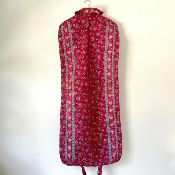 Vintage Vera Bradley Floral Quilted Cottagecore Boho Coastal Grandma Garment Bag - Picture 1 of 7